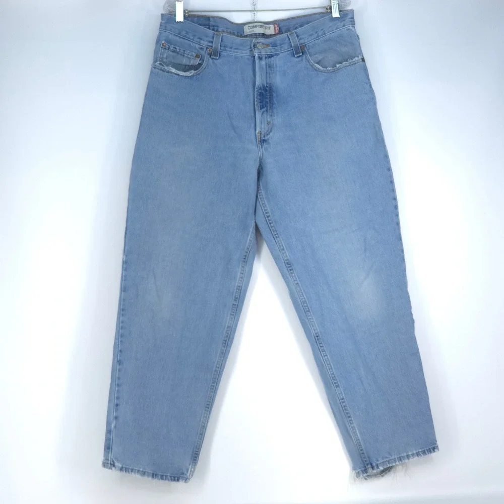 Vintage Levi's 560 Jeans Mens 36x29 (36x30) Y2K 2000 Baggy Loose Fit Tapered Leg